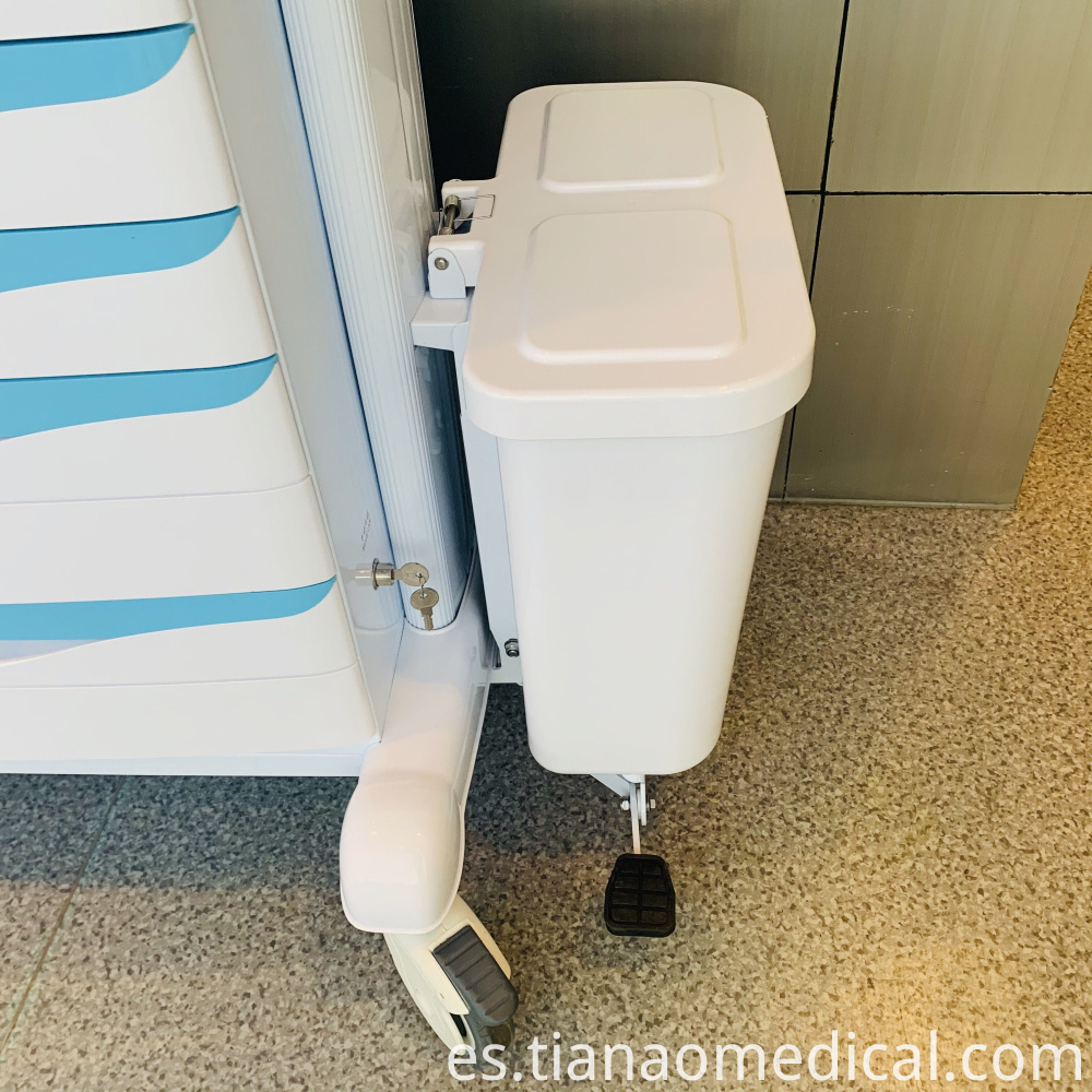 Carro de carretilla médica de anestesia fácil de usar Medical Easy-optional Anesthetia Trolley Cart